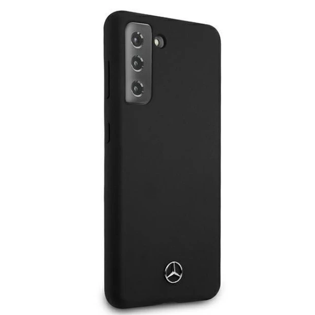 Чохол Mercedes для Samsung Galaxy S21 Plus G996 Silicone Line Black (MEHCS21MSILBK)