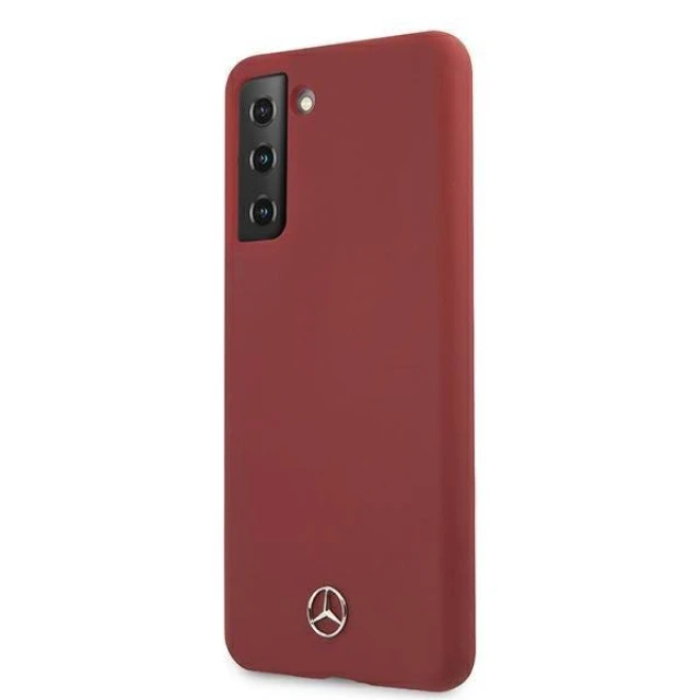 Чохол Mercedes для Samsung Galaxy S21 G991 Silicone Line Red (MEHCS21SSILRE)