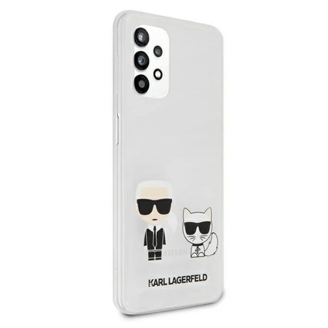 Чохол Karl Lagerfeld Karl and Choupette для Samsung Galaxy A32 Transparent (KLHCA32CKTR)
