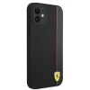 Чохол-книжка Ferrari для iPhone 12 mini On Track Carbon Stripe Black (FESAXHCP12SBK)
