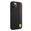Чохол Ferrari для iPhone 12 Pro Max On Track Carbon Stripe Black (FESAXHCP12LBK)
