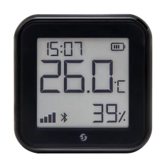 Датчик температури та вологості Shelly H&T Gen3 Wi-Fi Black