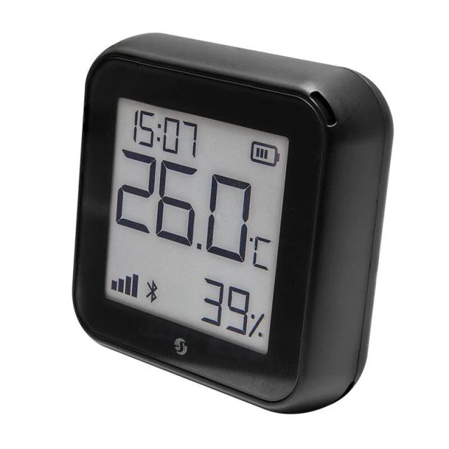 Датчик температури та вологості Shelly H&T Gen3 Wi-Fi Black