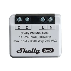 Контролер Shelly PM Mini Gen3 WiFi/Bluetooth (PMminiGen3)