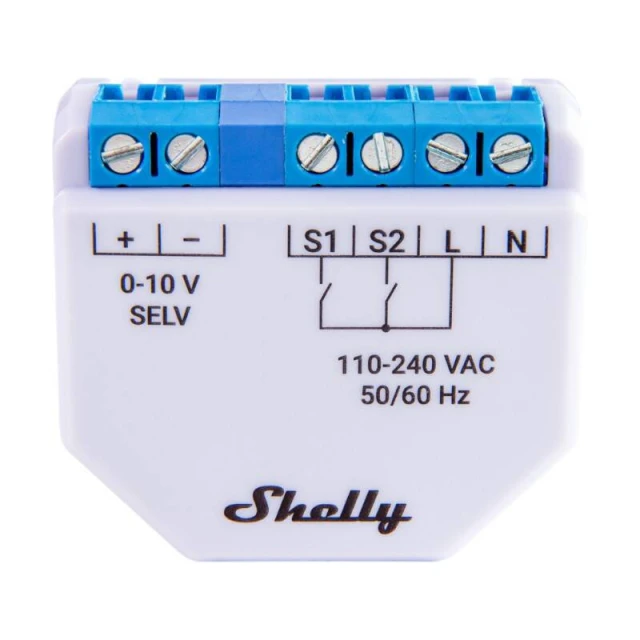 Диммер Shelly Plus 0-10V Wi-Fi Bluetooth (3800235265703)