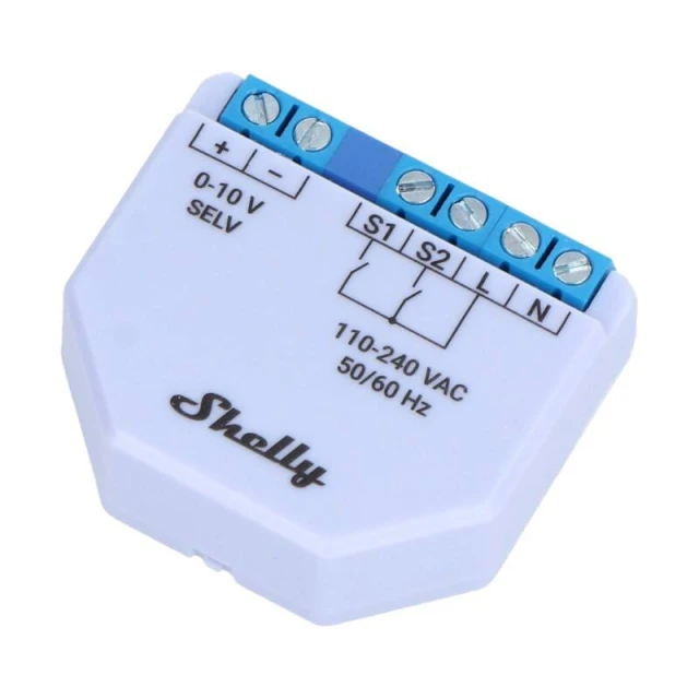 Диммер Shelly Plus 0-10V Wi-Fi Bluetooth (3800235265703)