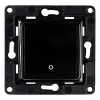 Выключатель настенный Shelly WS4 1-кнопочный Black (Wallswitch1Black)