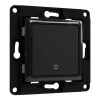 Выключатель настенный Shelly WS4 1-кнопочный Black (Wallswitch1Black)