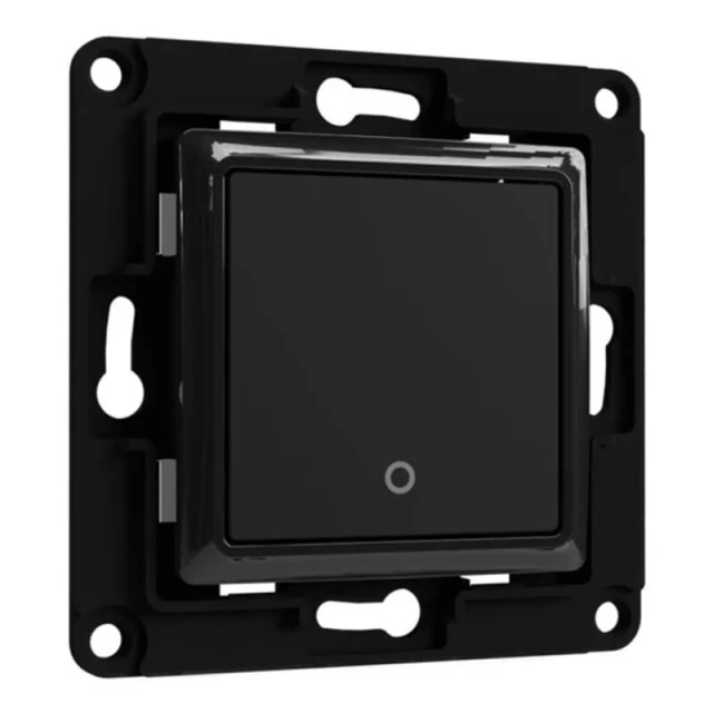 Выключатель настенный Shelly WS4 1-кнопочный Black (Wallswitch1Black)