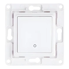 Вимикач настінний Shelly WS 4 1-кнопковий White (Wallswitch1White)