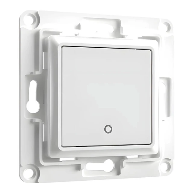 Вимикач настінний Shelly WS 4 1-кнопковий White (Wallswitch1White)