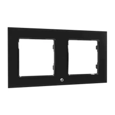 Рамка подвійна Shelly Black (Frame2Black)