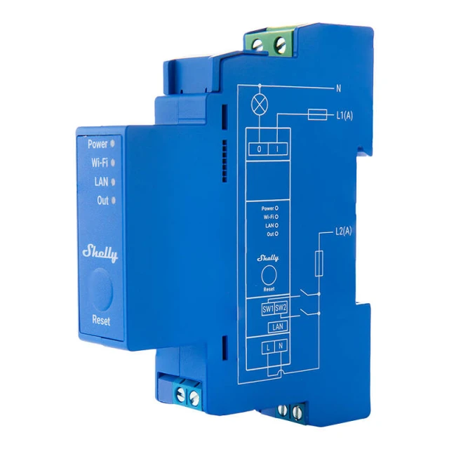 Реле DIN Shelly Pro 1 WiFi Bluetooth (Pro1)