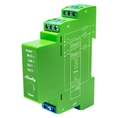 Двухканальный диммер на DIN-рейку Shelly Pro Dimmer 2 WiFi/Bluetooth (ProDimmer2)