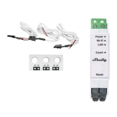 Лічильник енергії DIN Shelly Pro 3EM-3CT63 Wi-Fi (Pro3EM3CT63)