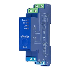 Диммер Shelly Pro Dimmer 0/1-10V PM Wi-Fi BT (ProDim0/1-10VPM)