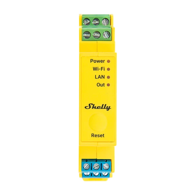 LED контролер Shelly RGBWW Pro Wi-Fi 5-канальний DIN (3800235268216)