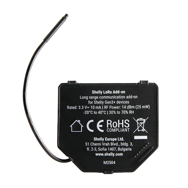 Модуль LoRa SHELLY LoRa Add-on EU868 (LoRaAdd-on)