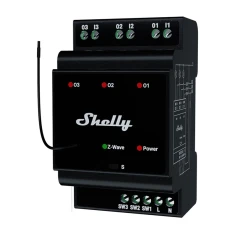 Реле Shelly Qubino Wave Pro 3 Z-Wave 3-канальное DIN (WavePro3)
