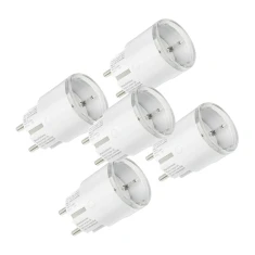 Розетка смарт SHELLY Plug S MTR Gen3 12A 5шт White (PlugSMTRgen3x5)