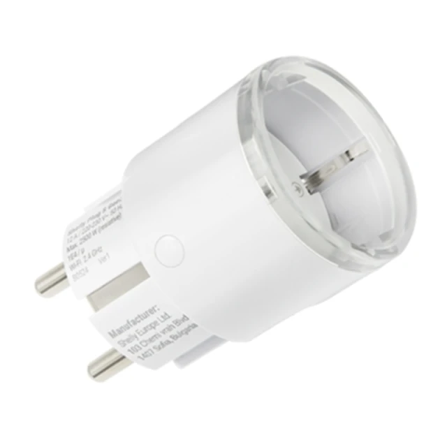Розетка смарт SHELLY Plug S MTR Gen3 12A 5шт White (PlugSMTRgen3x5)