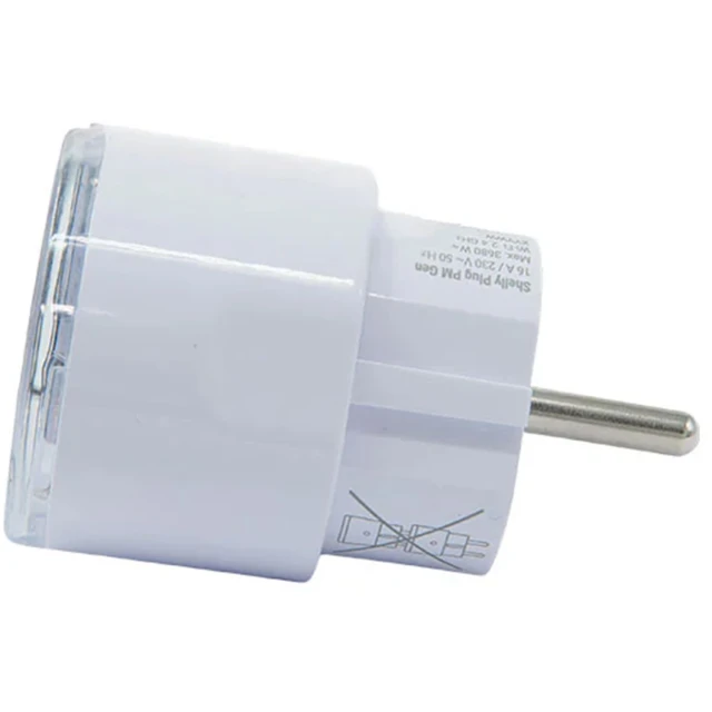 Умная розетка Shelly Plug PM Gen3 Matter 13A White (PlugPMGen3W)