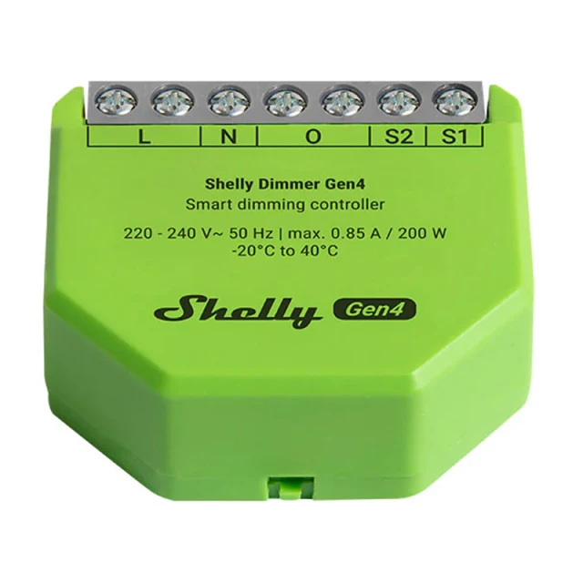 Розумний диммер Shelly Dimmer Gen4 Zigbee/Matter (DimmerGen4)