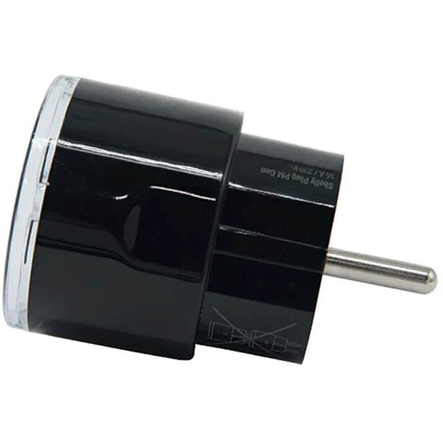 Розумна розетка Shelly Plug PM Gen3 13A Matter Black