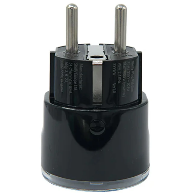 Розумна розетка Shelly Plug PM Gen3 13A Matter Black