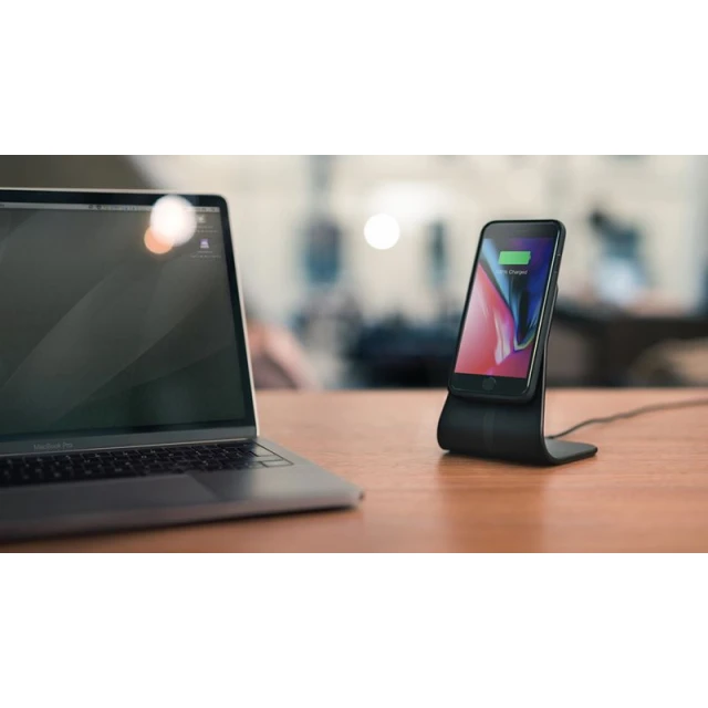 Бездротова зарядка Xvidia Fast Charging Desk Stand Silver (FCDST-01B-EU)