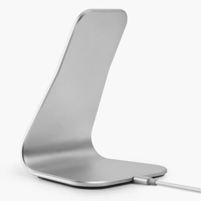 Бездротова зарядка Xvida Power 2 Wireless Charging Desk Stand Silver (W2-DESKM-01SI-EU)