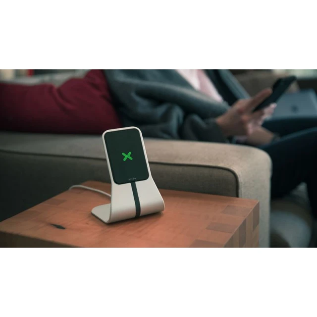 Бездротова зарядка Xvida Power 2 Wireless Charging Desk Stand Silver (W2-DESKM-01SI-EU)