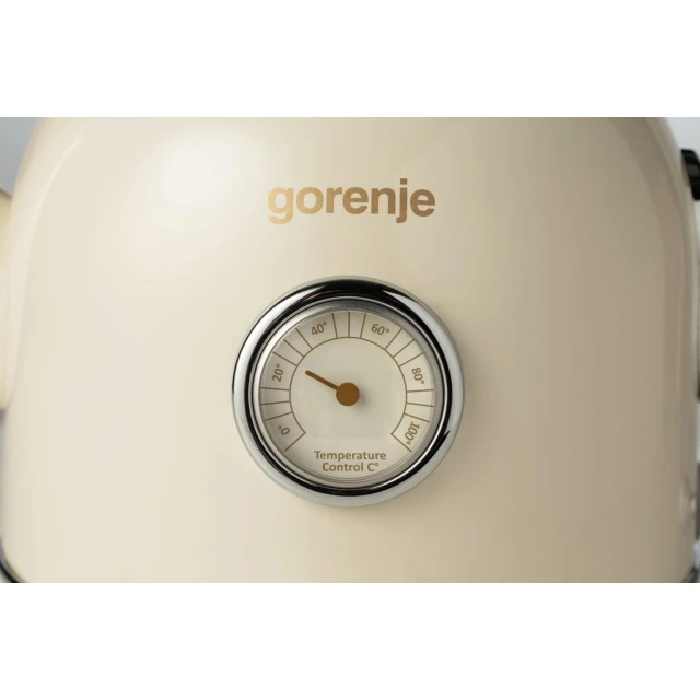 Электрочайник Gorenje K17CLIN 1,7 л 2000 Вт Ivory (3838782555855)
