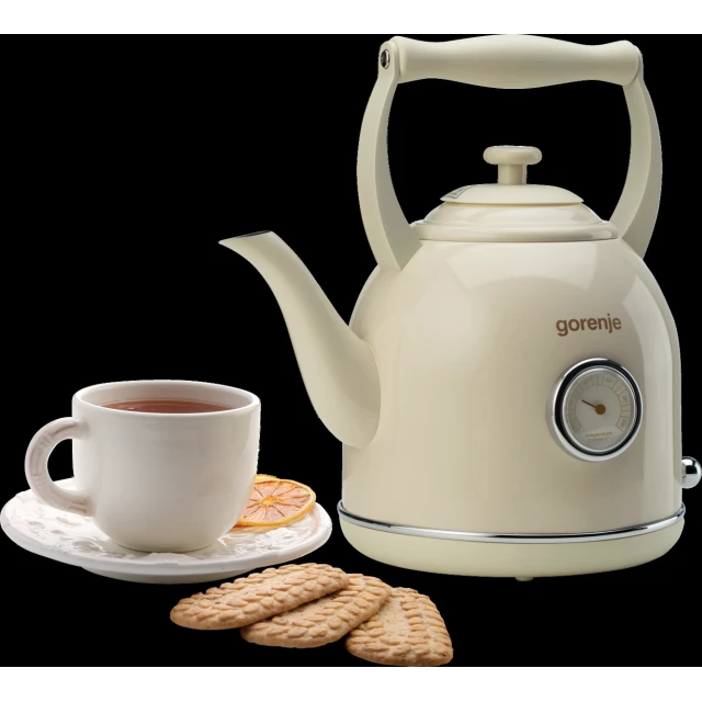 Электрочайник Gorenje K17CLIN 1,7 л 2000 Вт Ivory (3838782555855)