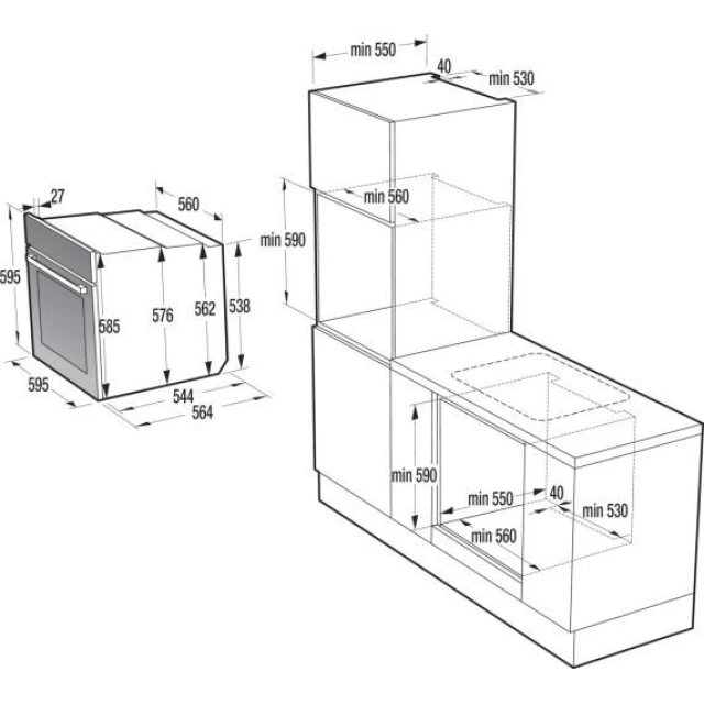 Електродуховка Gorenje BOS6737E06FBG (3838782555893)