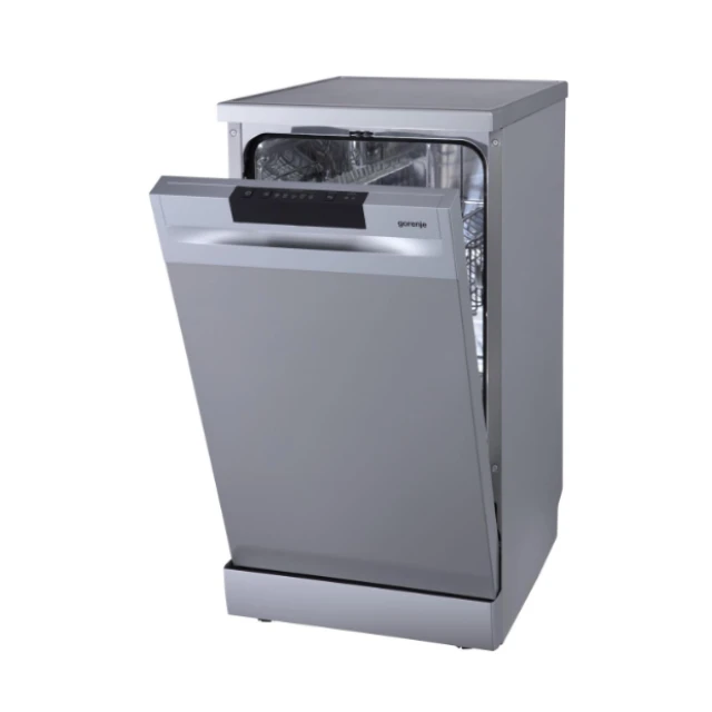 Посудомийна машина Gorenje GS520E15S окремостояча 45 см 9 комплектів E Grey (3838782574467)