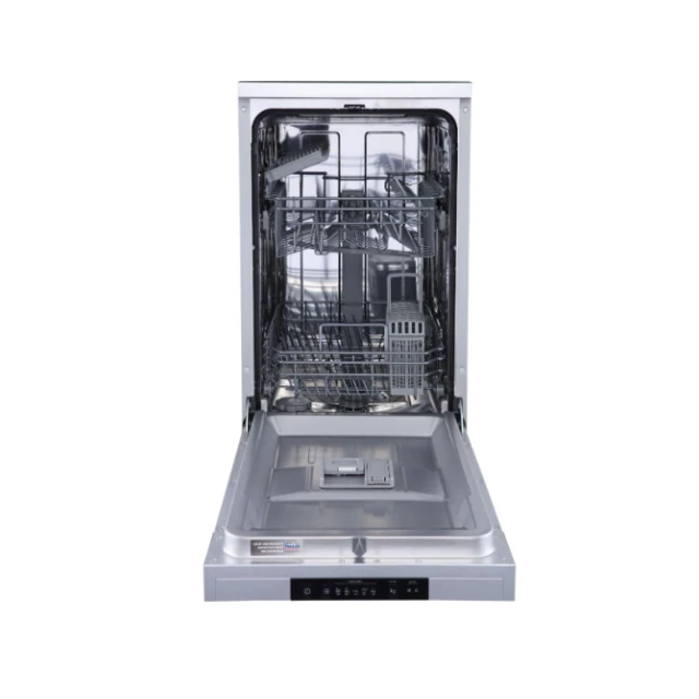 Посудомийна машина Gorenje GS520E15S окремостояча 45 см 9 комплектів E Grey (3838782574467)