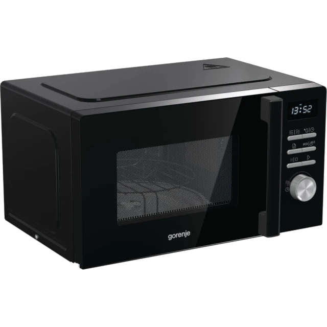 Мікрохвильова піч Gorenje MO20A4BH 20 л 800 Вт з грилем Black (3838782611537)
