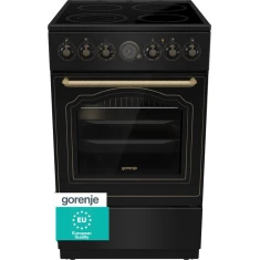 Електрична плита Gorenje GECS5B70CLB склокерамічна 70 л 50 см Black (3838782624964)