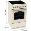 Електроплита Gorenje GECS5B70CLI Beige (3838782624971)