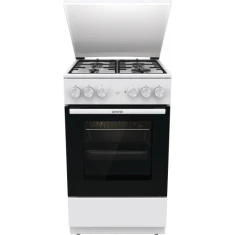 Газоелектрична плита Gorenje GK5A22WH з конвекцією та грилем White (3838782931840)