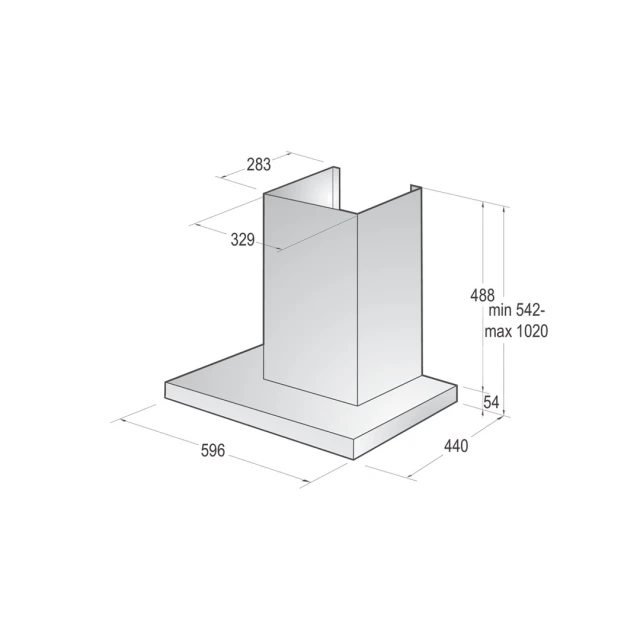 Витяжка Gorenje WHT66236B (3838783075031)