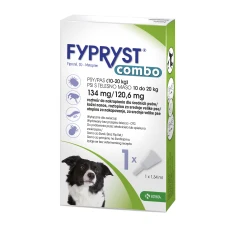 Краплі для собак KRKA Fypryst Combo від бліх і кліщів 10–20 кг 1 піпетка (3838989731212)