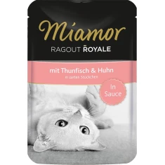 Пауч для котів Miamor Ragout Royale з тунцем і куркою у соусі 100 г (4000158740717)