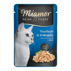 Пауч для котів Miamor Filets з тунцем у крабовому желе 100 г (4000158740809)