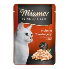 Пауч для котів Miamor Filets з куркою у томатному желе 100 г (4000158740847)