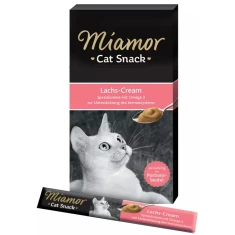 Ласощі для котів Miamor Pasta з лососем 6 шт x 15 г (4000158743022)