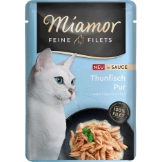 Вологий корм для котів Miamor Feine Filets з тунцем в соусі 100 г (4000158748232)