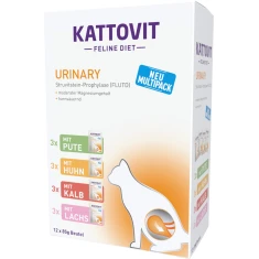 Влажный корм для кошек Kattovit Multipack Urinary 12 шт x 85 г (4000158772626)