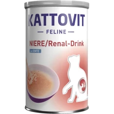 Ветеринарна дієта для котів Kattovit Niere/Renal Drink з качкою 135 мл (4000158773609)